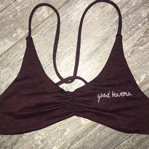 Spiritual gangster purple/ burgundy Size small